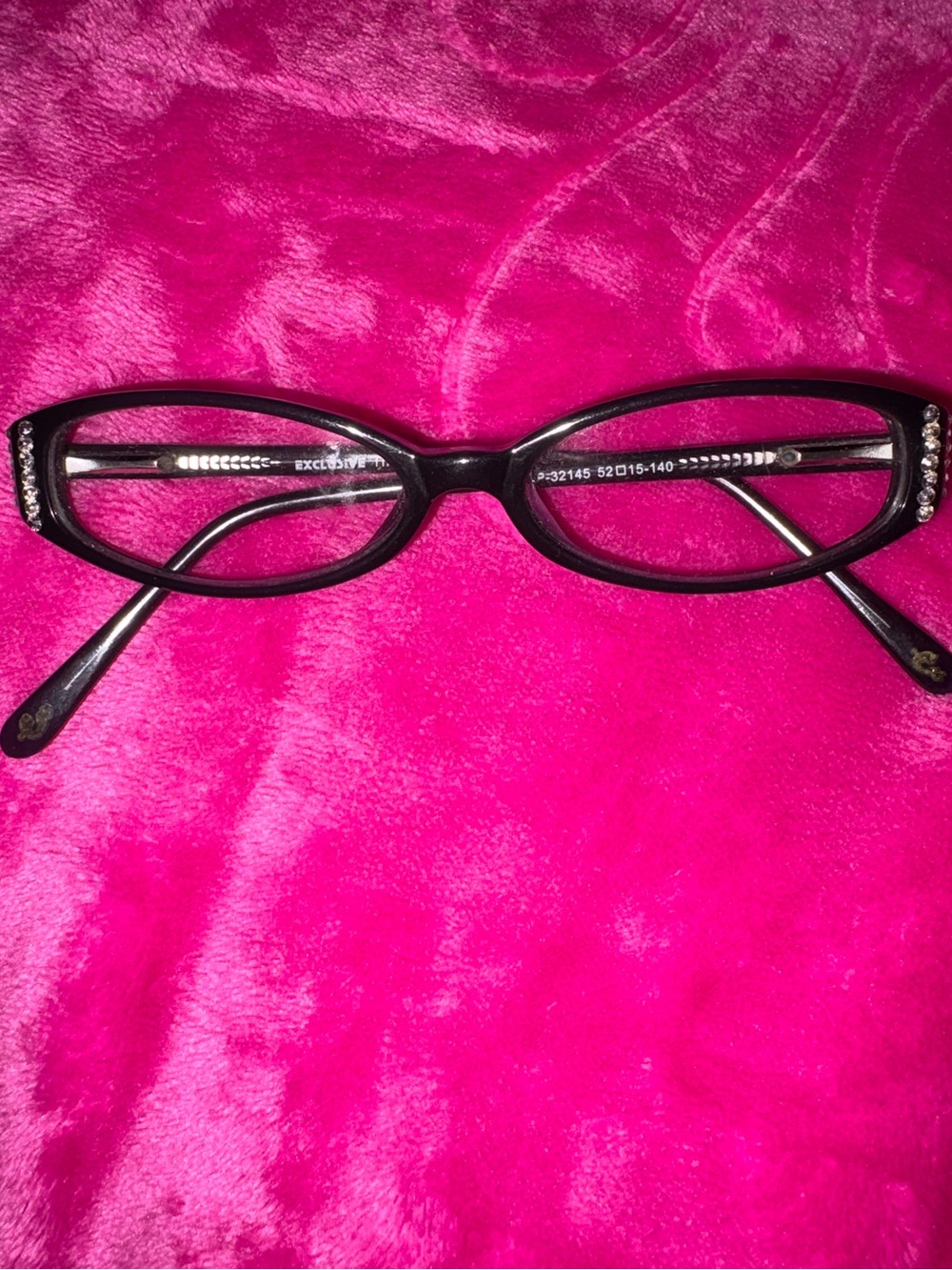 Vintage Rhinestone Bayonetta Glasses - Women Accessories